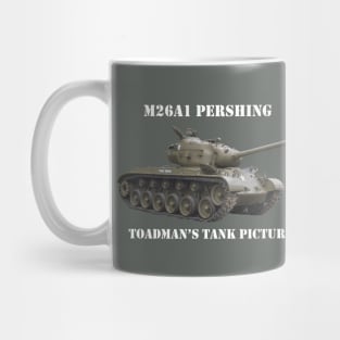 M26A1 Pershing with Toadman logo- white text Mug